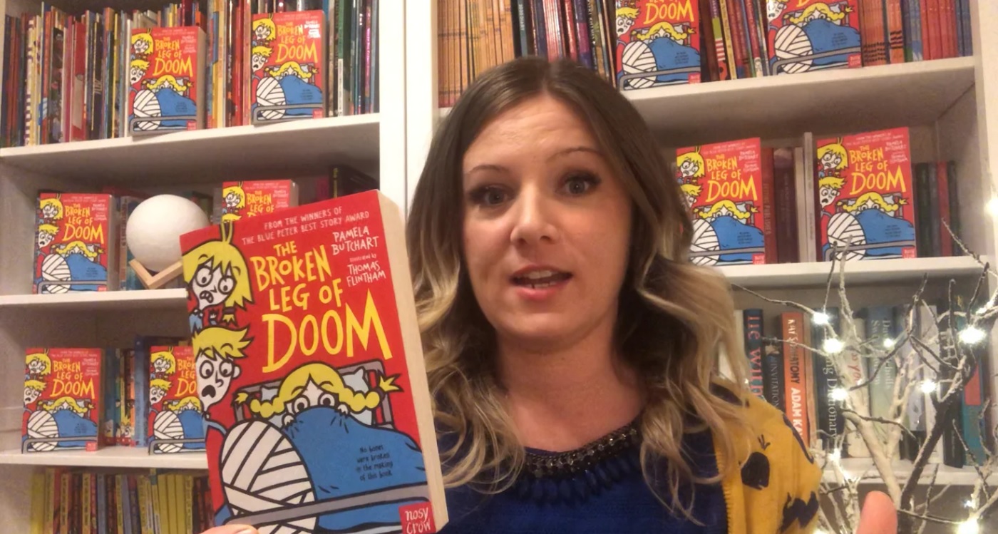 Pamela Butchart *waves* to ReadingZone
