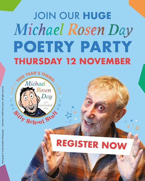 Join Michael Rosen's Poetry Party, Thursday 12 November 2026