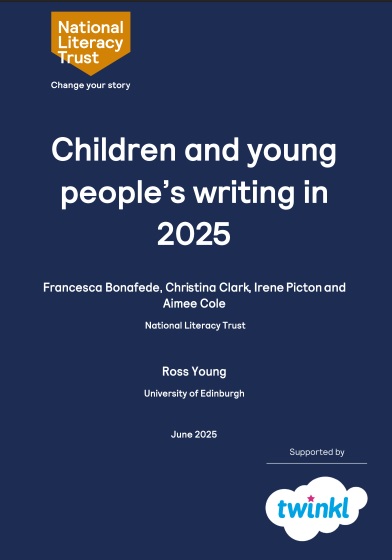 Children's enjoyment of writing halves in 15 years