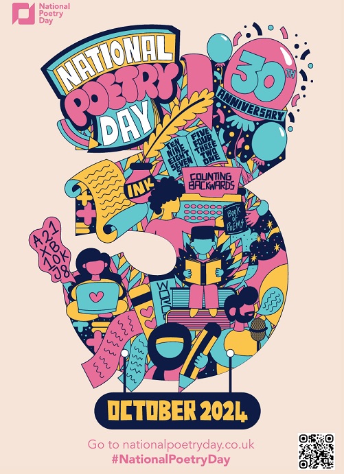 Celebrate poetry on National Poetry Day 2024, 3rd October 