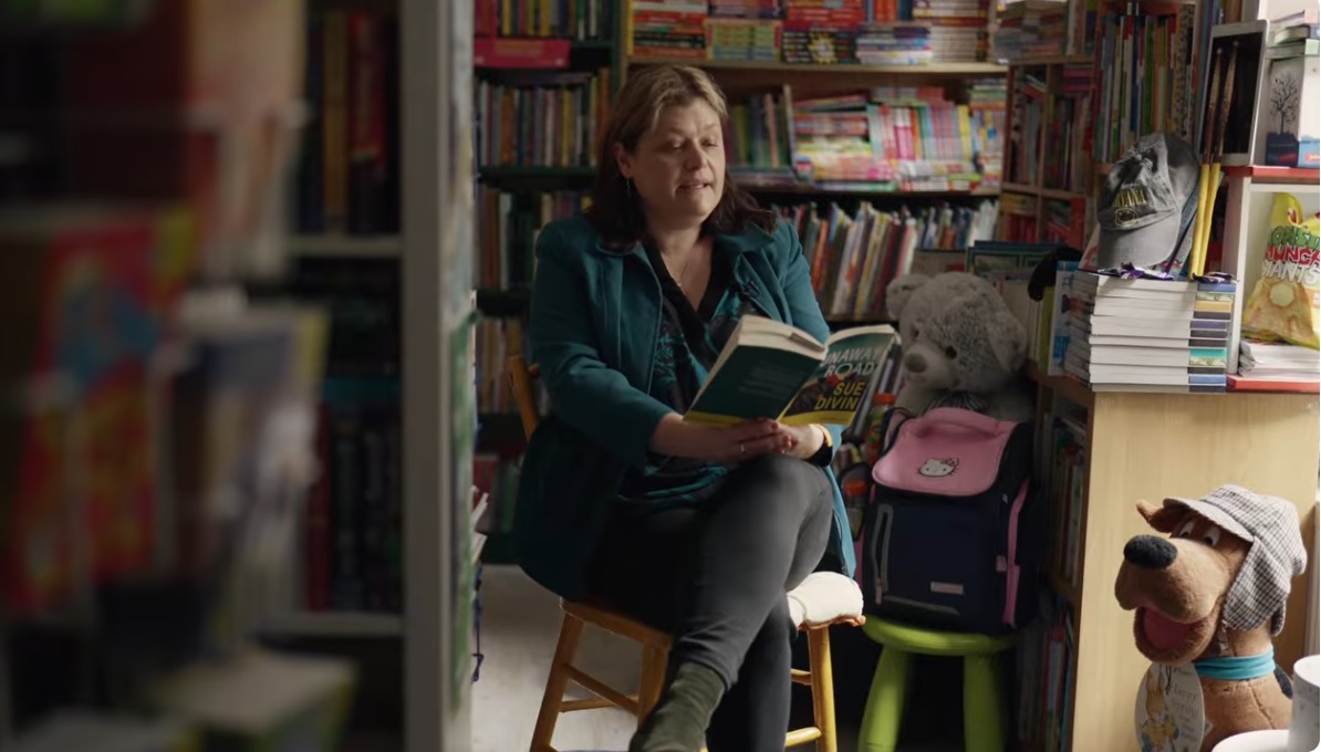 Sue Divin reads from her YA novel, Runaway Road