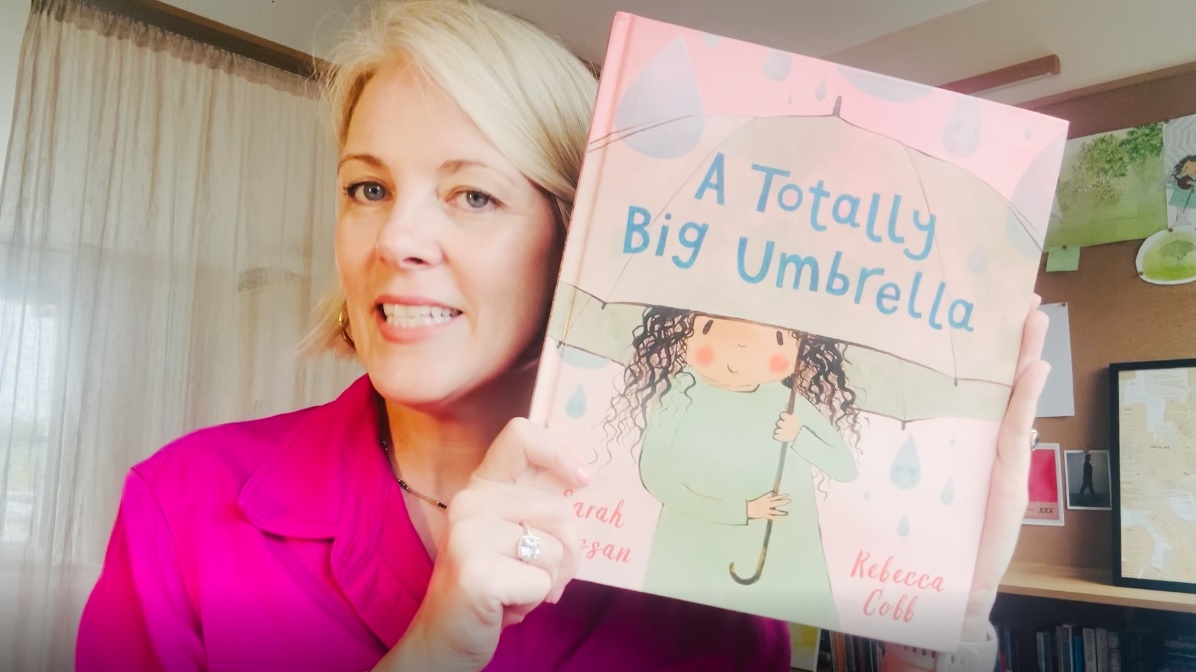 Talking about anxiety using A Totally Big Umbrella