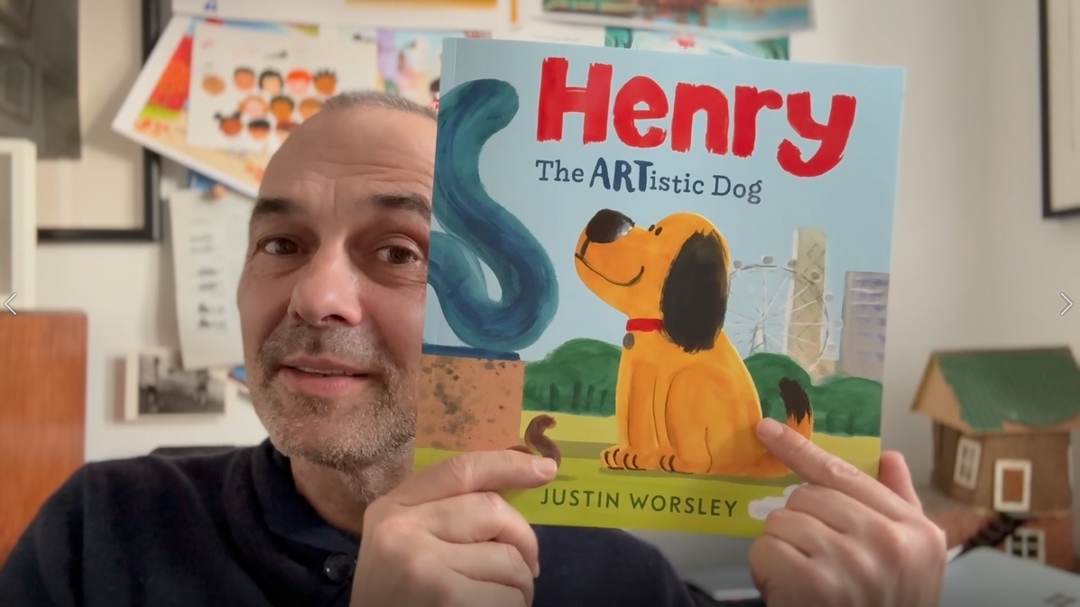 Learning through laughter with Henry the Artistic Dog