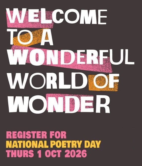 National Poetry Day, Thursday 1 October 2026