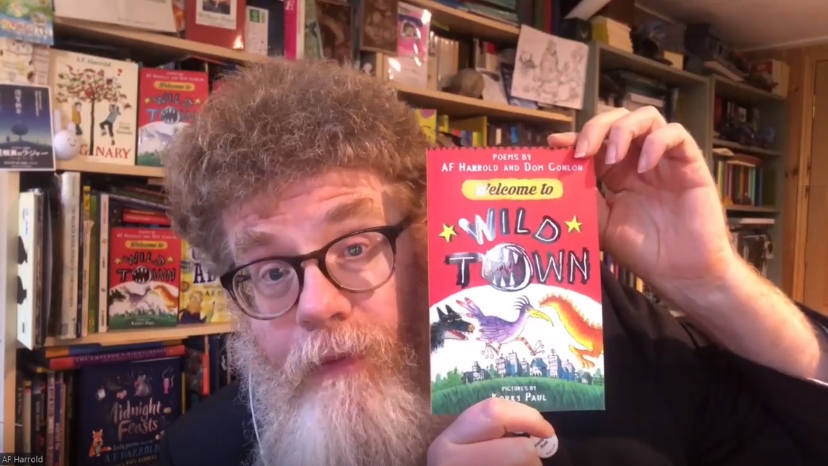 Poet AF Harrold joins the ReadingZone Bookclub