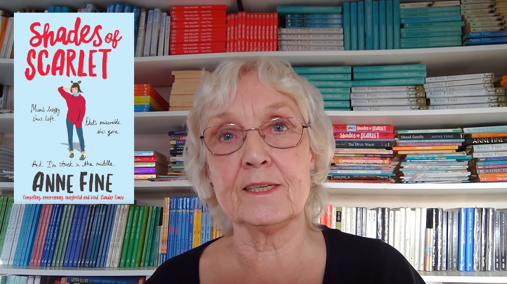 Anne Fine introduces Shades of Scarlet
